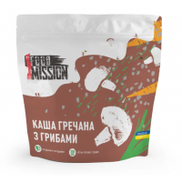 Каша гречана з грибами FOOD MISSION 100г